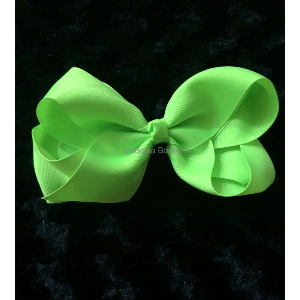 Handmade neon green